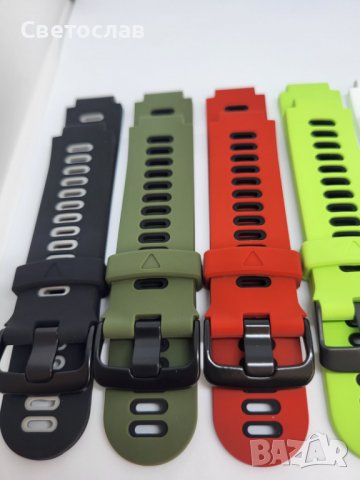 Garmin Forerunner 25/220/230/235/620/630/735xt силиконови каишки, снимка 6 - Каишки за часовници - 23038112