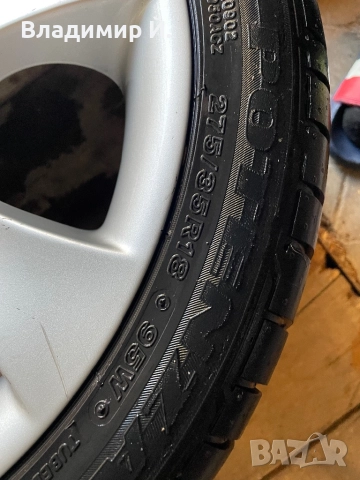 Bmw e60 джанти style 124 275 35 18 runflat, снимка 3 - Гуми и джанти - 52955748