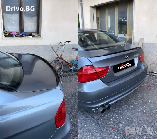 Гаранция! Нов Висококачествен Лип Спойлер за Багажник на BMW E90, снимка 6 - Части - 51691299