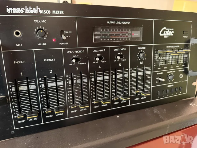 Disco mixerCutec mx-1 kanton tessing, снимка 5 - Ресийвъри, усилватели, смесителни пултове - 56374693