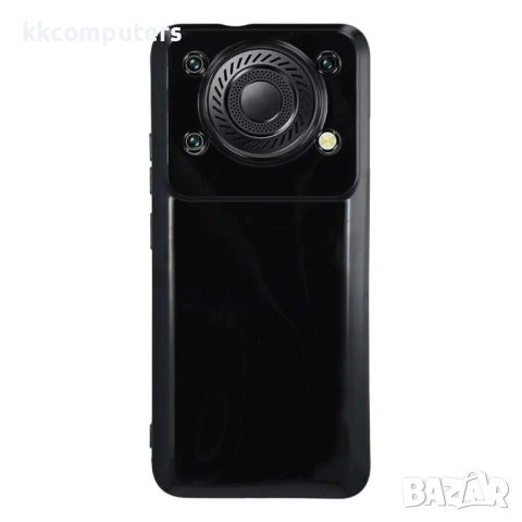 Калъф с протектор за Oukitel C60 Pro – мек TPU удароустойчив калъф, прозрачен или черен, снимка 3 - Калъфи, кейсове - 52475873