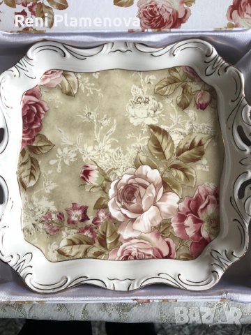 Луксозна чинийка , снимка 1 - Други - 35891190