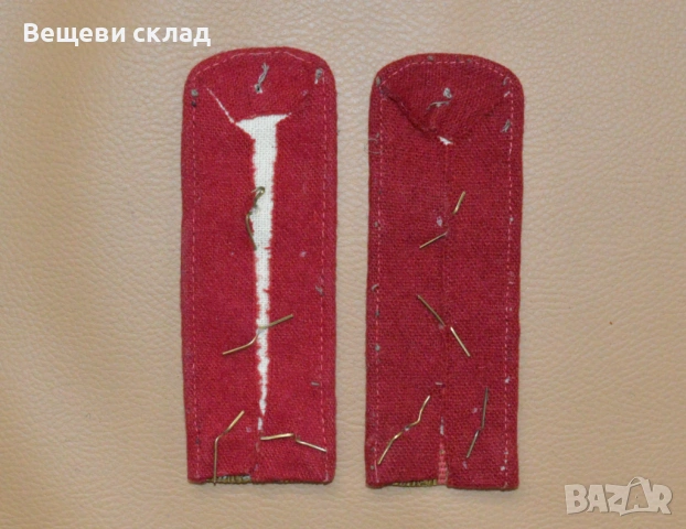 Строеви общовойскови пагони на капитан БНА, снимка 2 - Антикварни и старинни предмети - 53357396