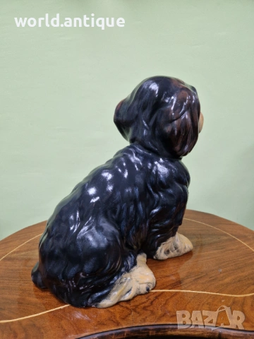 Страхотна антикварна немска керамична авторска фигура статуетка , снимка 7 - Статуетки - 53214303