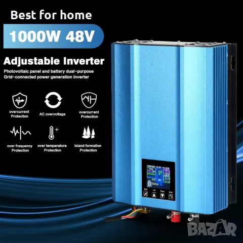 Соларен инвертор Jadeshay Grid Tie инвертор 24/36V соларни панели- 1000W MPPT, снимка 2 - Друга електроника - 50173228