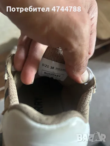 дамски обувки burberry 37, снимка 5 - Дамски ежедневни обувки - 56345004