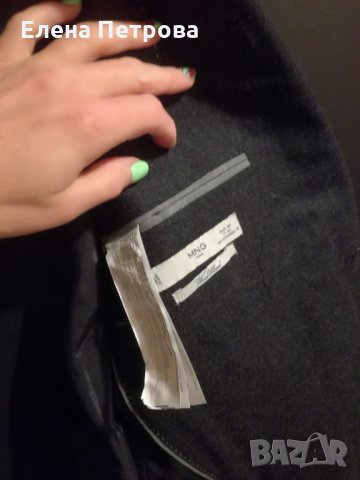 Ново вълнено сако Манго размер 48/ук 38, снимка 3 - Сака - 34058252