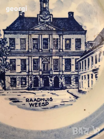 ретро холандско порцеланово пано Zenith gouda 19/4, снимка 3 - Декорация за дома - 49167673