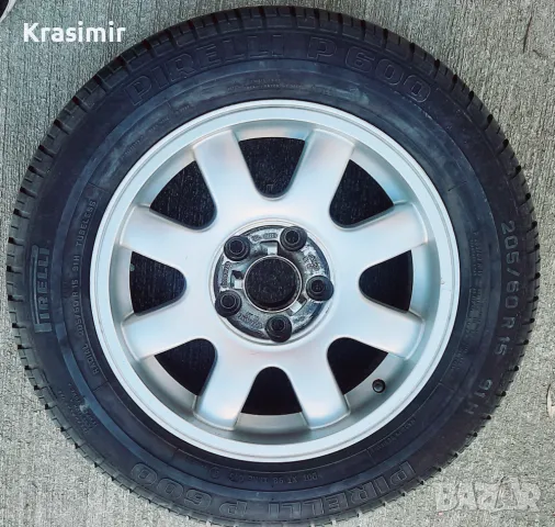 Алуминиеви джанти, 15 цола, с външни гуми, снимка 9 - Гуми и джанти - 49424562