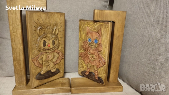 Дърворезба - съвременно изкуство в художествен, духовен и поп арт стил, снимка 12 - Декорация за дома - 52826281