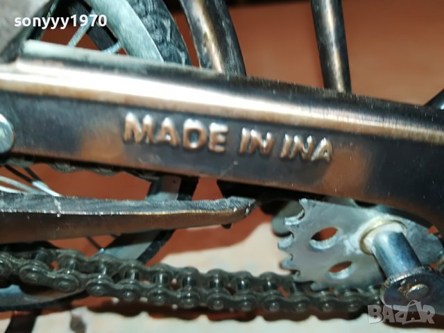 МЕТАЛНО МАСИВНО КОЛЕЛО ВНОС ШВЕЦИЯ 1604222012, снимка 14 - Антикварни и старинни предмети - 36478207