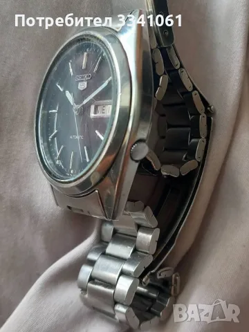 Мъжки ръчен часовник Seiko 5 Automatic , снимка 2 - Антикварни и старинни предмети - 56046023