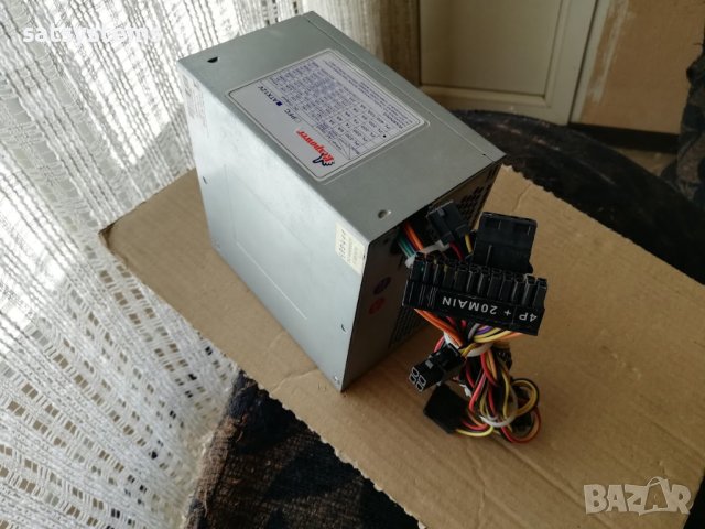 Компютърно захранване 350W Rexpower PL-350 ATX12V 80mm FAN, снимка 7 - Захранвания и кутии - 40423397