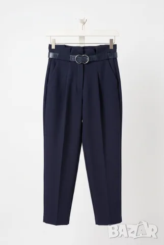 Панталон “Navy Tailored Fit” – тъмносин елегантен панталон арт.8026, снимка 6 - Панталони - 55821291