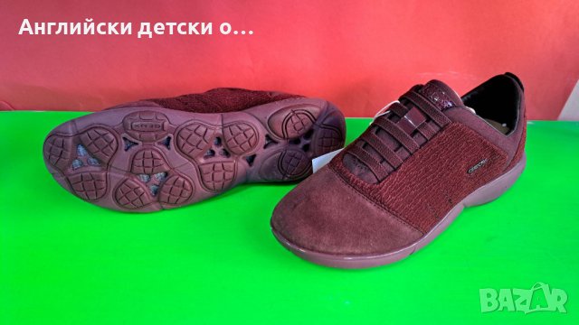 Английски детски маратонки естествена кожа-GEOX , снимка 2 - Детски маратонки - 40208416