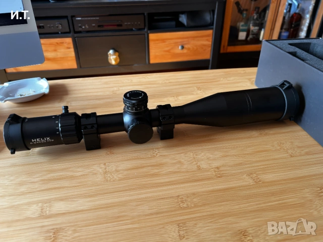  Оптика Element Optics HELIX GEN 2 6-24×50 FFP-APR-2D MRAD, снимка 4 - Въздушно оръжие - 53412697