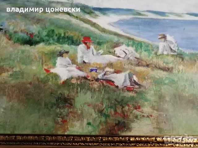 Маслена картина копие по William Chase 1894 г, масло на платно, живопис, снимка 7 - Картини - 35852441