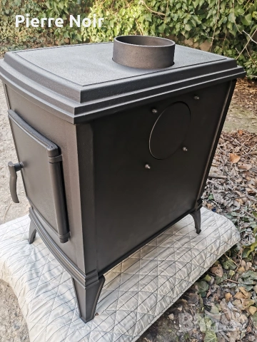 Френска чугунена печка на дърва 10кW , снимка 7 - Отоплителни печки - 53834053