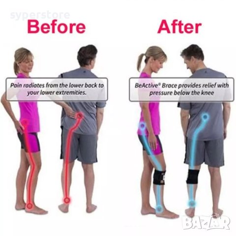 Наколенка за фиксиране и пристягане на коляното Digital One SP00790 Be Active унисекс, черна, снимка 8 - Други - 41229262