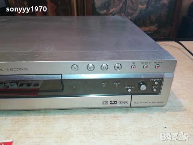 SONY RDR-GX300 DVD RECORDER 1102221200, снимка 8 - Плейъри, домашно кино, прожектори - 35751241