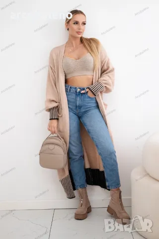 Дамска жилетка с джобове, 11цвята , снимка 7 - Жилетки - 47608998