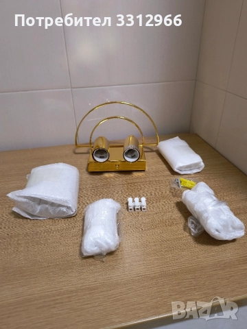 Чисто нова лампа за стена Е14 60W, снимка 2 - Настолни лампи - 52040157