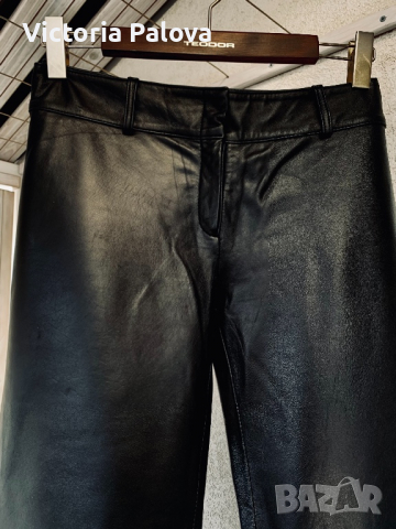 Модерен кожен панталон-естествена кожа