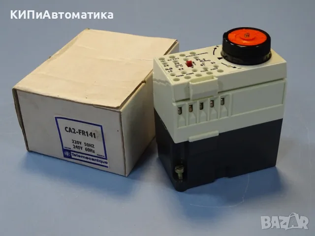 реле време Telemecanique CA2-FR141 220V 10-180s off-delay time relay