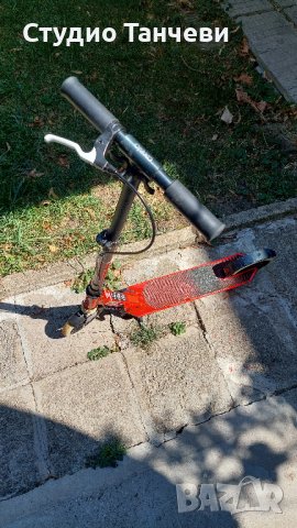 ТРОТИНЕТКА MID 9, червена, сгъваема, снимка 5 - Детски велосипеди, триколки и коли - 41725186
