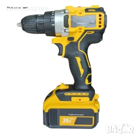 Акумулаторен винтоверт + Aкумулаторен безчетков ъглошлайф 36V 8,0 Ah, снимка 2 - Ъглошлайфи - 52613969