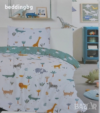 #Детско #спално бельо100 % Памук, Ранфорс - 3 части, снимка 2 - Спално бельо - 47783073