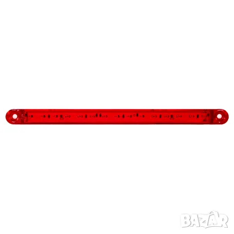 LED габарит 15 LED 240 mm 12-24V с червена светлина