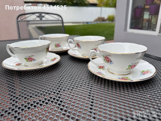 Английски порцеланов сервиз Royal Grafton Fine Bone China – класическа елегантност от Англия, снимка 2 - Антикварни и старинни предмети - 52130760