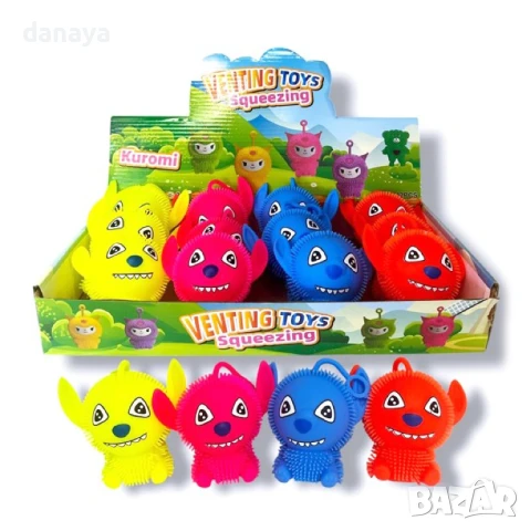 5985 Силиконова светеща антистрес играчка STITCH, снимка 3 - Други - 50915841