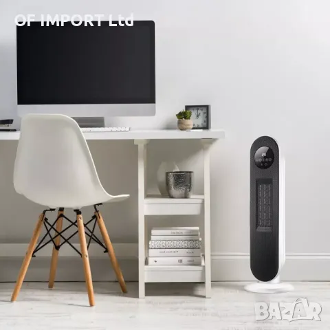 Керамична Печка Тип Кула с LED дисплей, таймер и дистанционно SILVERCREST 2000W 2 в 1, снимка 8 - Отоплителни печки - 48063949