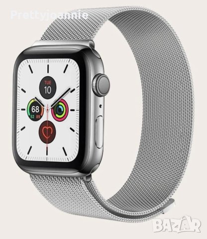  Силиконови и метални магнитни каишки за Apple Watch 38/40/41мм, снимка 3 - Каишки за часовници - 40500034