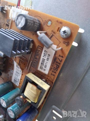 POWER BOARD ,17IPS11 за 32-инчов телевизор Finlux Модел 32FLYR160DC , с дисплей VES315WNDS-01, снимка 2 - Части и Платки - 52372953