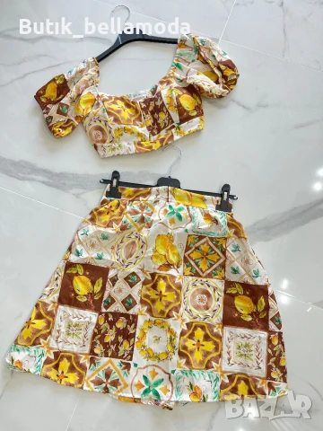 Летни сетове пола+топ Итали, снимка 12 - Комплекти - 50756696
