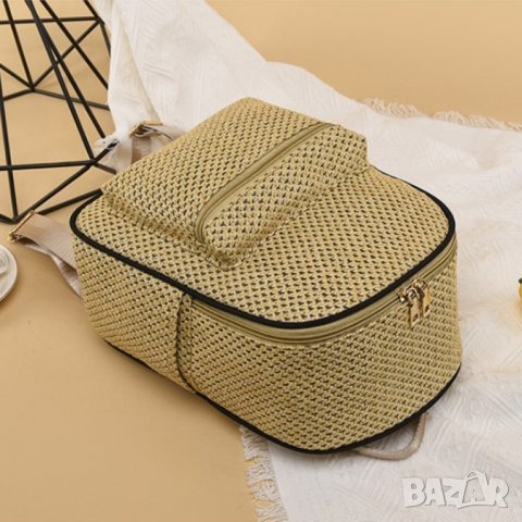 Дамска раница Wicker Beige, снимка 12 - Раници - 40687689