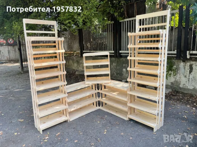 Дървени стелажи за всякакъв вид продукти( за ядки), снимка 15 - Стелажи и щандове - 49133306