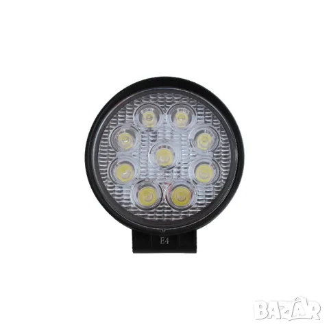 Кръгъл LED прожектор 27 W с диаметър 120 mm