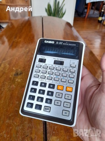 Стар калкулатор Casio FX-102, снимка 2 - Антикварни и старинни предмети - 41164202