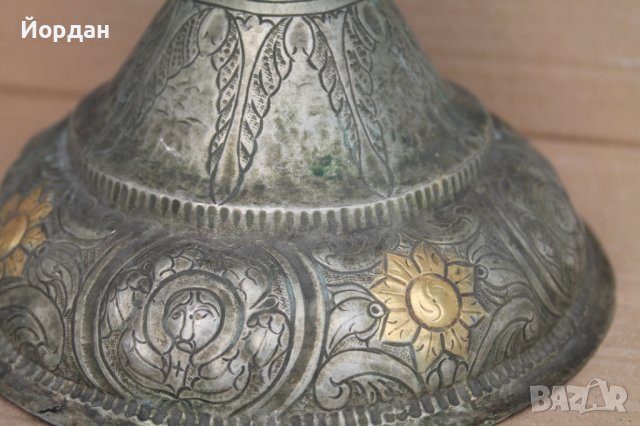 Сребърна чаша с позлата ''Потир'', снимка 11 - Антикварни и старинни предмети - 44389972