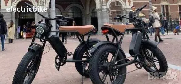 Електрически велосипед, Electric V8, 750W, 15.AH, Кафяв цвят, снимка 5 - Велосипеди - 47388040