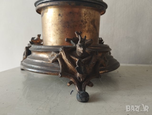 Стара газова /газена/ лампа, снимка 3 - Други ценни предмети - 41877110