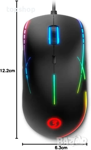 ЧИСТО НОВА, ЗАПЕЧАТАНА, НЕОТВАРЯНА Геймърска мишка Ozone Raton Gaming Neon X50 OZNEONX50 ..., снимка 2 - Клавиатури и мишки - 50575619