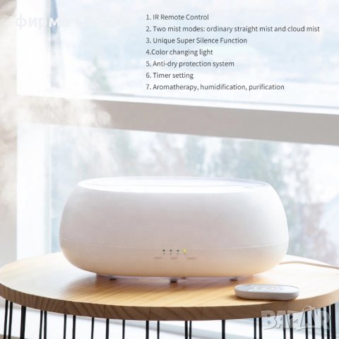 Арома дифузер STELS L3059,Овлажнител за въздух,Дистанционно, снимка 8 - Овлажнители и пречистватели за въздух - 40203033