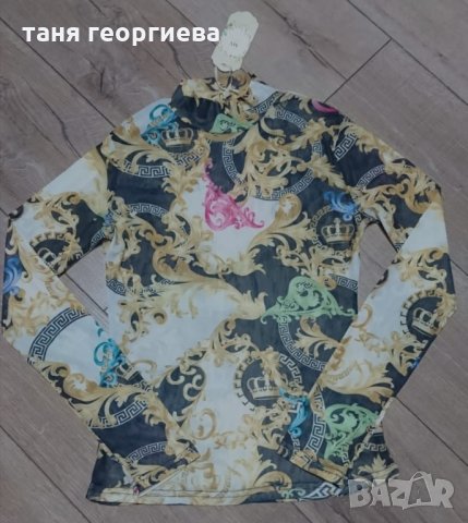 Блуза Версаче , снимка 3 - Блузи с дълъг ръкав и пуловери - 34017573