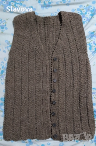  Вълнени Дамски Елеци от естествена вълнена прежда- Разпродажба, снимка 2 - Жилетки - 7289152
