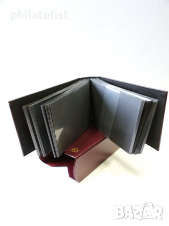 Leuchtturm албум за 100 FDC плика - дълъг формат с касета / кутия , зелен, снимка 4 - Нумизматика и бонистика - 42215939